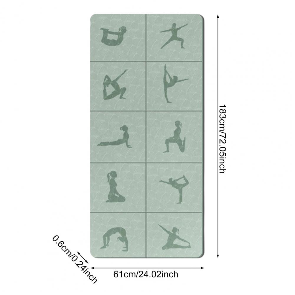 Pilates Yoga For Beginners - Tapete de Yoga Dobrável Extra Portátil