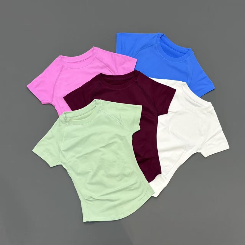 Yoga Strap Cotton - Camiseta de Yoga Sem Costura de