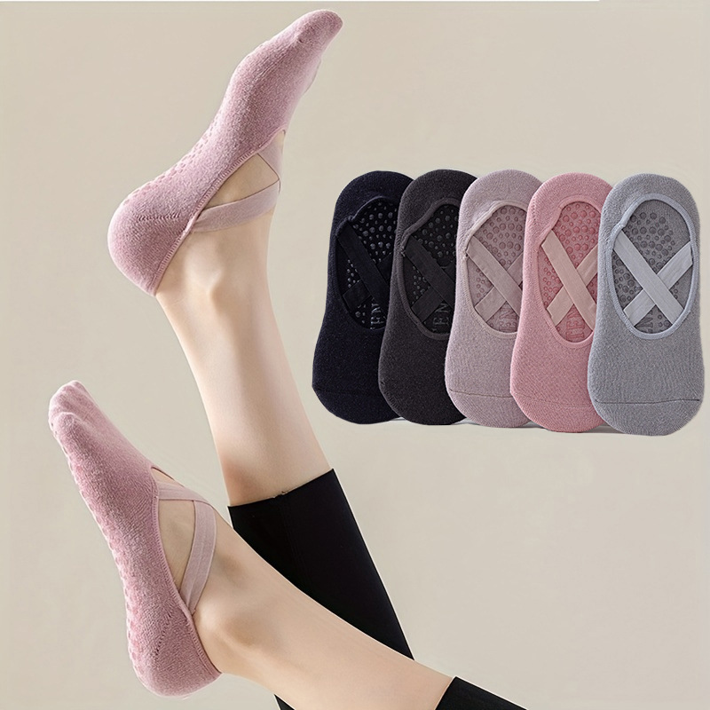 Pilates Ankle Strap - 5 pares de meias de yoga
