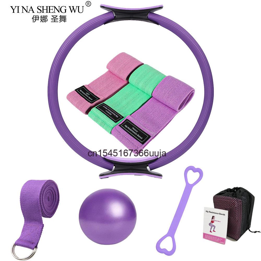 Pilates Yoga Ring - Conjunto de anel de pilates, 8