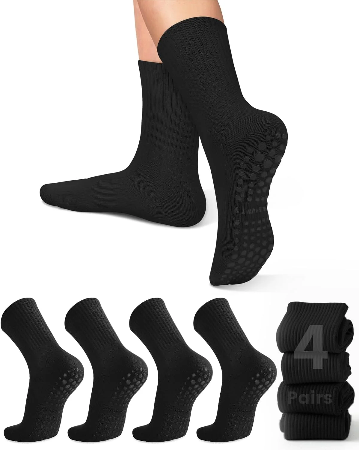 Pilates & Yoga Studio Alineacion - 4 pares de meias femininas para