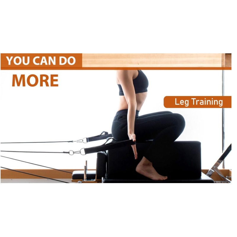 Pilates Ankle Strap - Acessório de Exercício para Yoga e