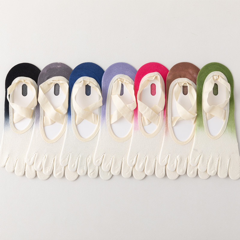 Yoga Strap Cotton - Moda gradiente cruz cinta cinco dedos