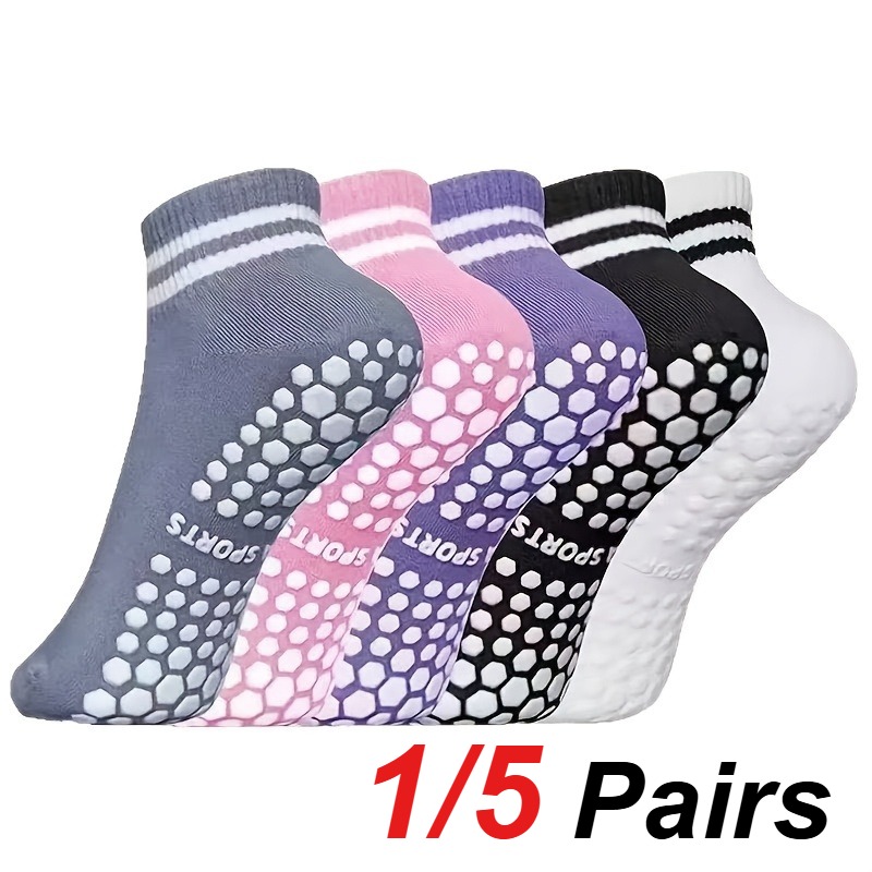 Pilates & Yoga Studio Alineacion - 1/5 Par de Meias de Silicone