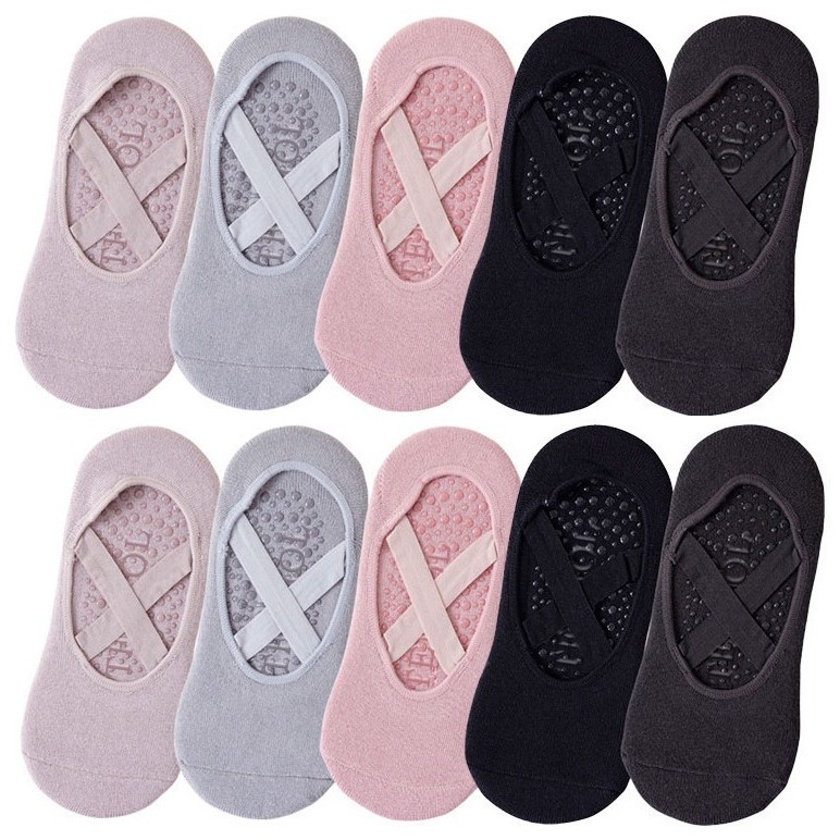 Pilates Yoga Towel - 1/3 Pares de Meias de Yoga