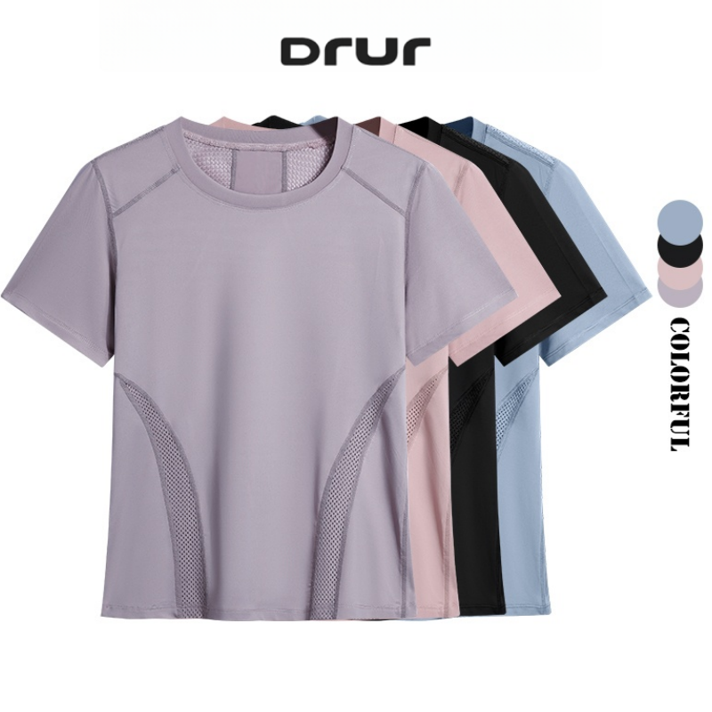 Pilates Yoga Wear - Drur verão leve correndo t camisa