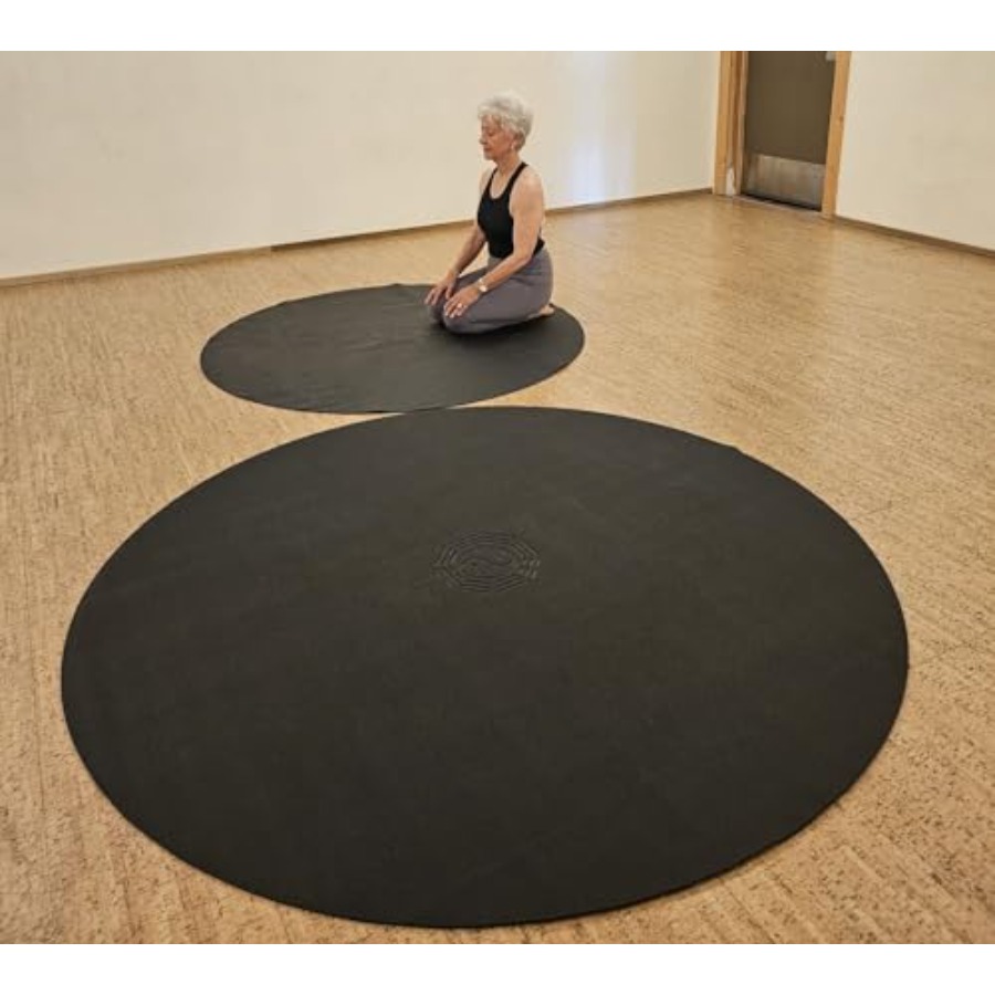 Pilates Yoga Taichi - Tapete de Yoga Redondo Grande de
