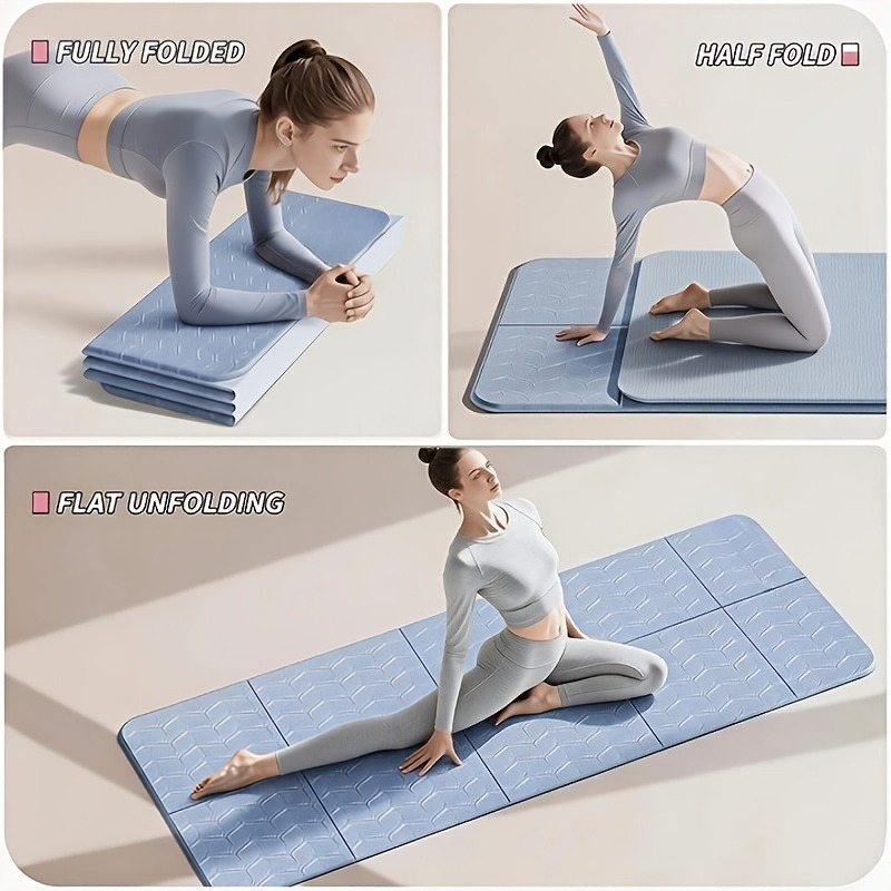 Pilates Yoga For Beginners - Tapete de Yoga Dobrável Antiderrapante Extra