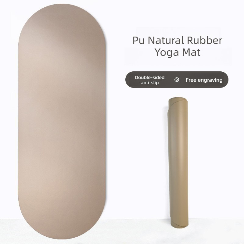 Pilates Yoga Matte - Tapete de Yoga Oval de Borracha