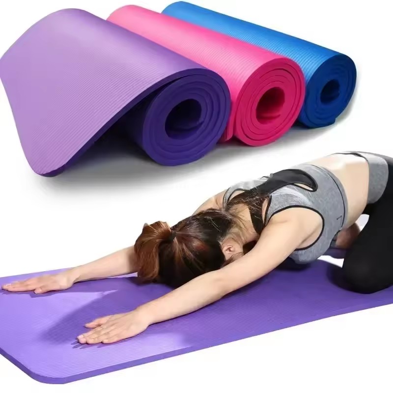 Pilates Yoga For Beginners - Tapete de yoga grosso de 1cm,