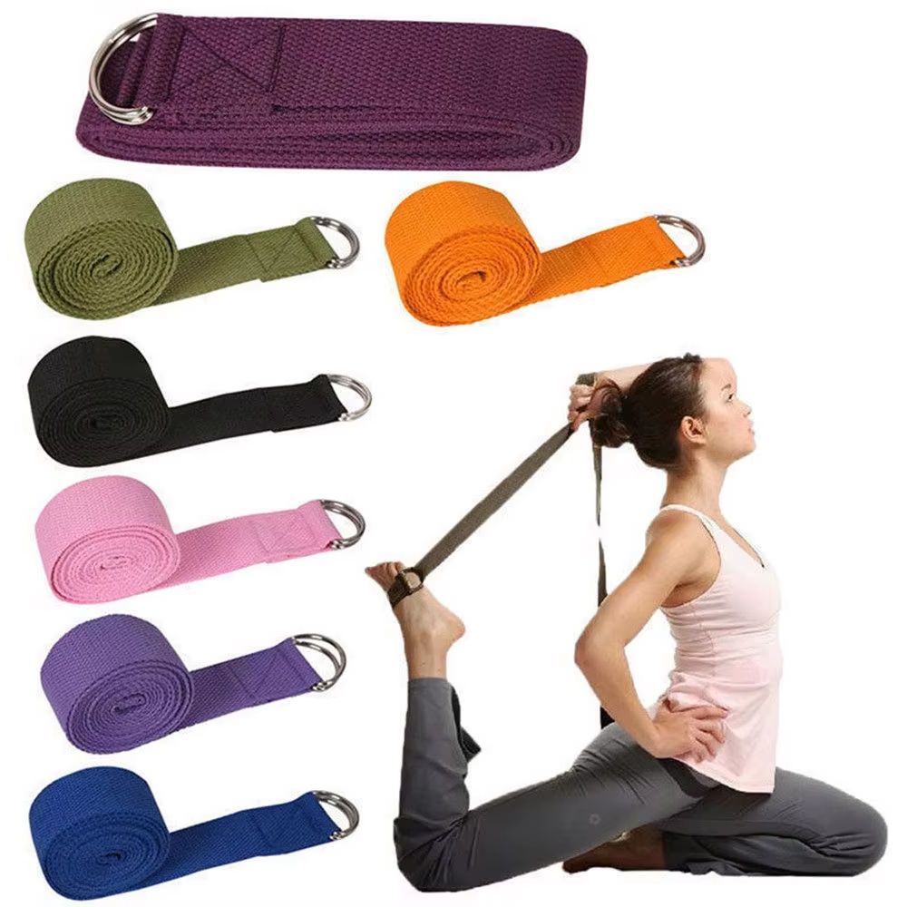 Pilates Yoga Ring - Alça de ioga esportiva de 180cm,