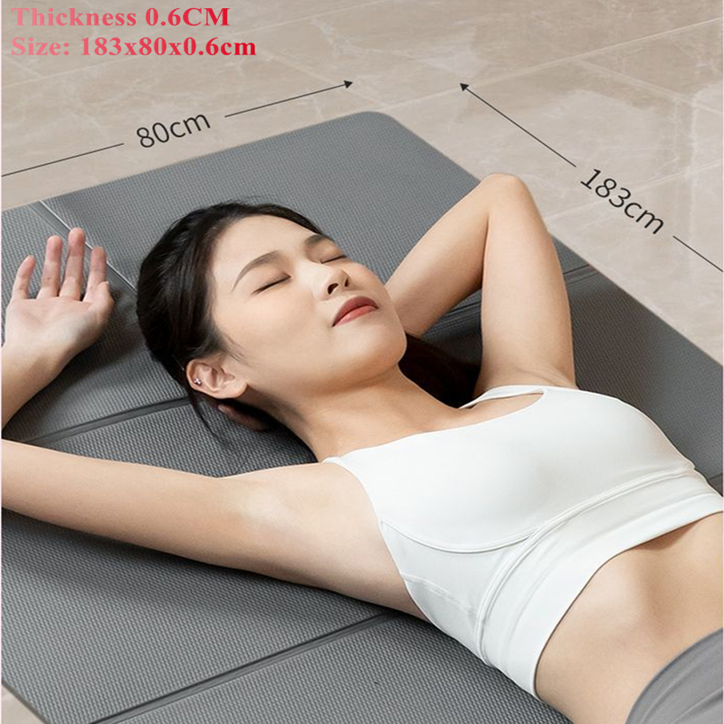 Pilates Yoga For Beginners - 183x80cm 6mm engrossar tapete antiderrapante pilates