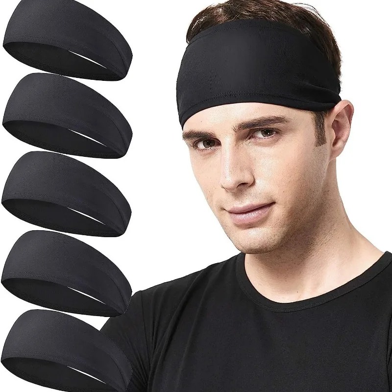 Pilates Yoga Towel - Faixas elásticas esportivas para cabeça, 5