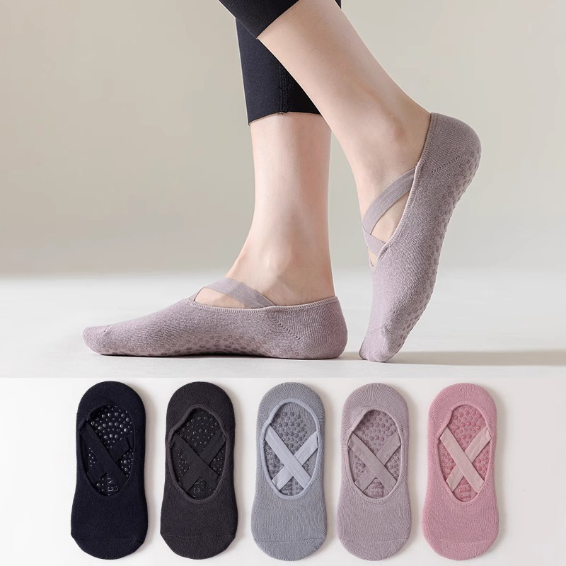 5 pares de meias de yoga de co - Pilates Ankle Strap avaliação e preço