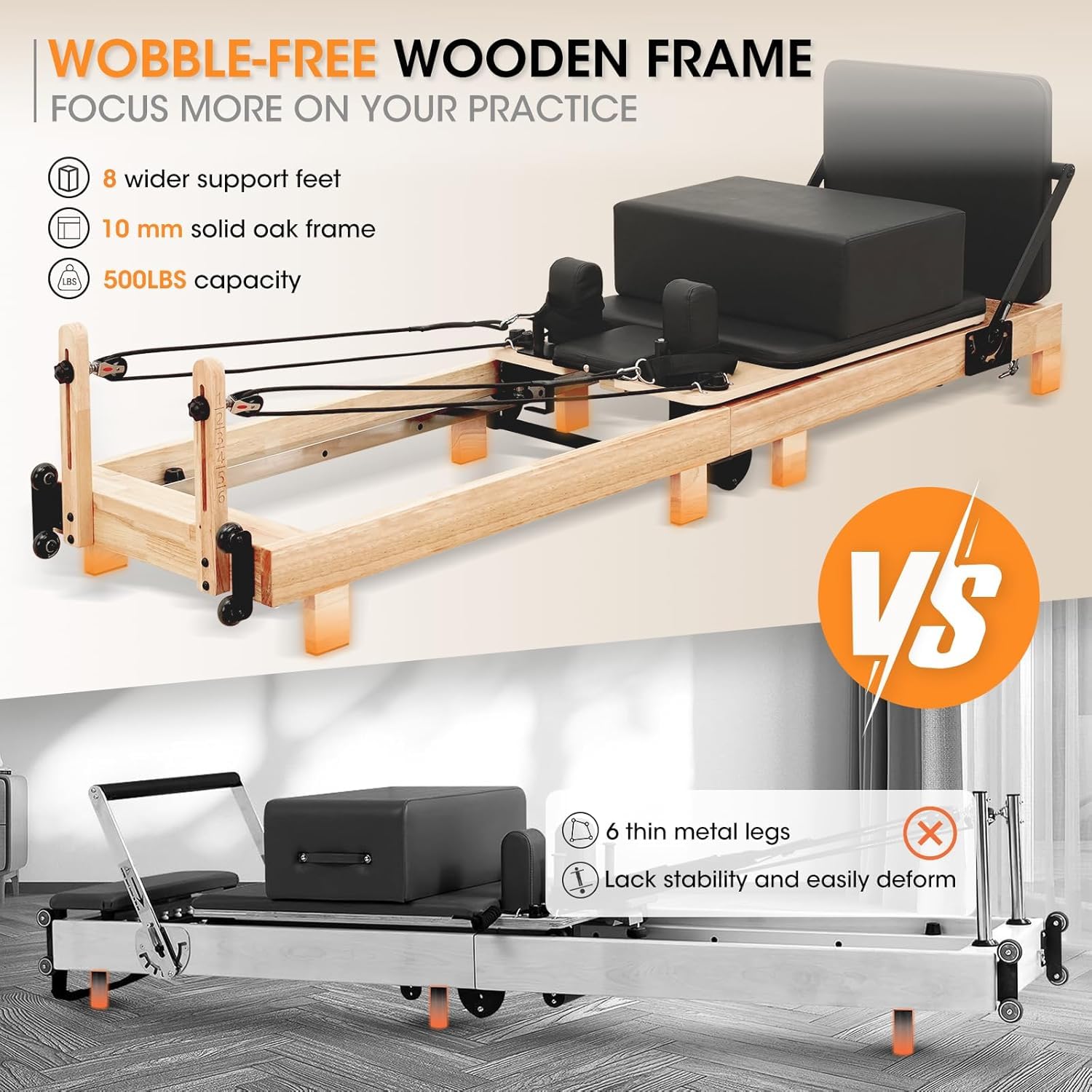 Máquina de Pilates Reformer de - Pilates Reformer Spring avaliação e preço