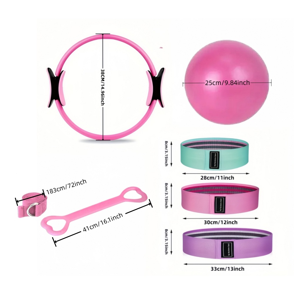 Conjunto de anel de pilates, 8 - Pilates Yoga Ring avaliação e preço