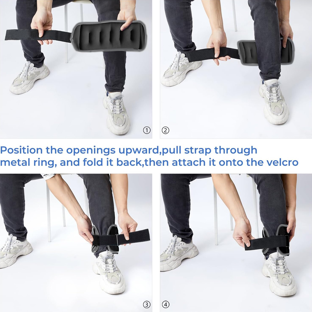 1 par de pesos ajustáveis para - Pilates Ankle Strap avaliação e preço