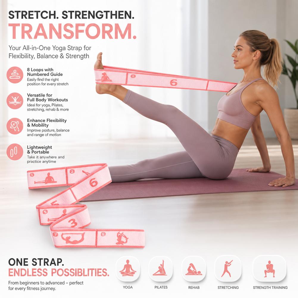 Faixa de Resistência para Yoga - Pilates Yoga For Beginners avaliação e preço