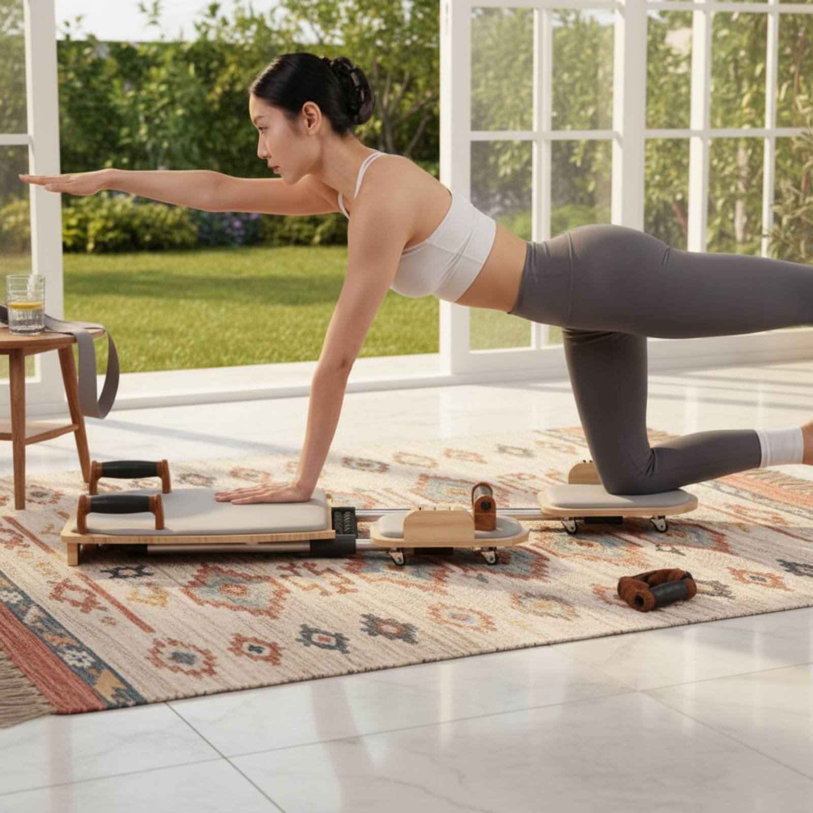 Reformer de Pilates Doméstico  - Pilates Reformer Spring avaliação e preço