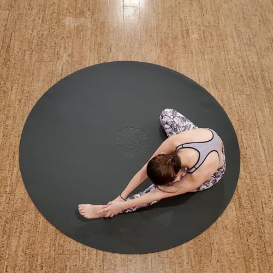 Tapete de Yoga Redondo Grande  - Pilates Yoga Taichi avaliação e preço