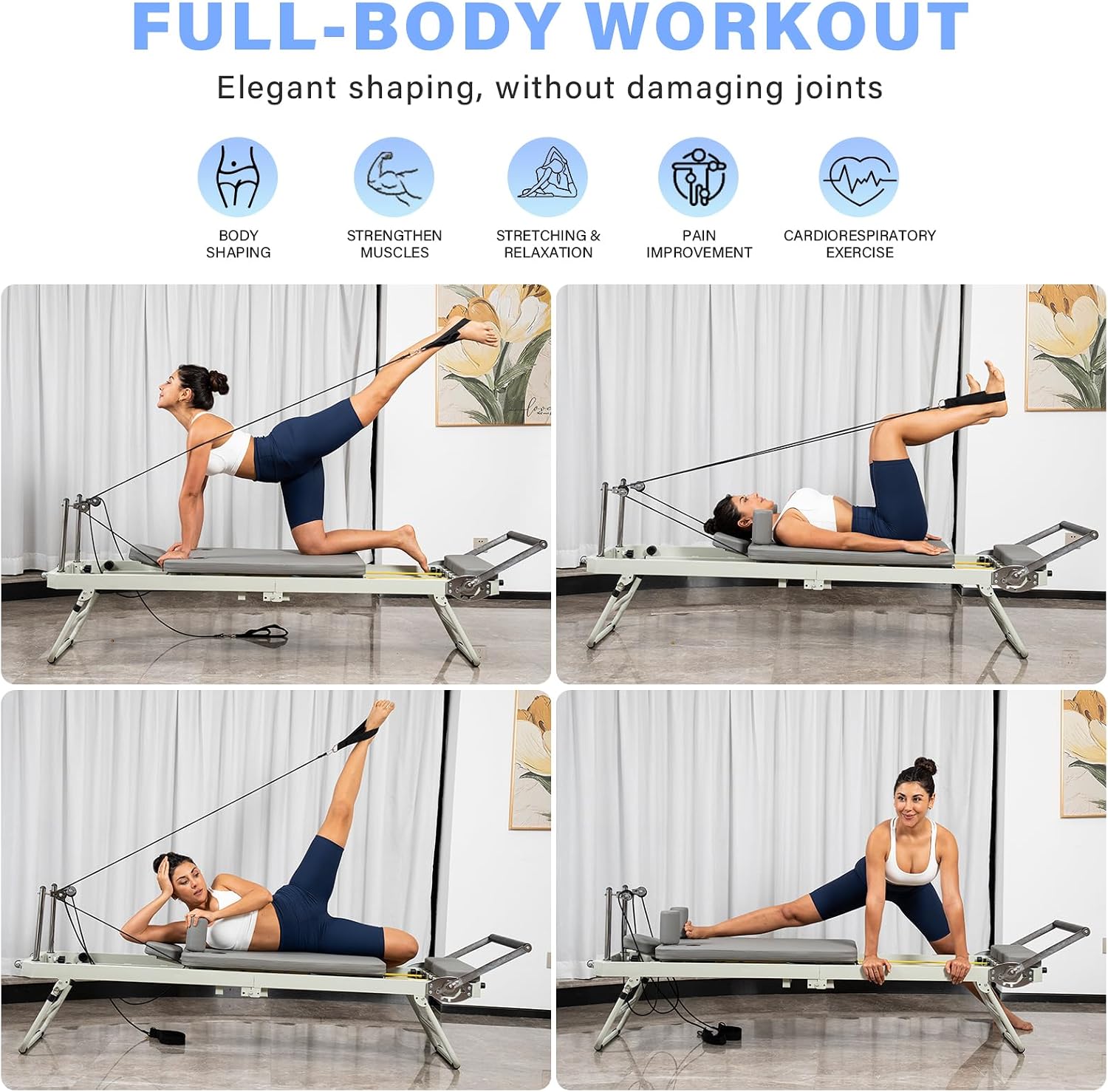Reformer de Pilates, Máquina d - Pilates Reformer Spring avaliação e preço