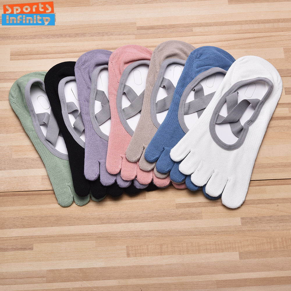 Meias de Yoga Antiderrapantes  - Yoga Strap Cotton avaliação e preço