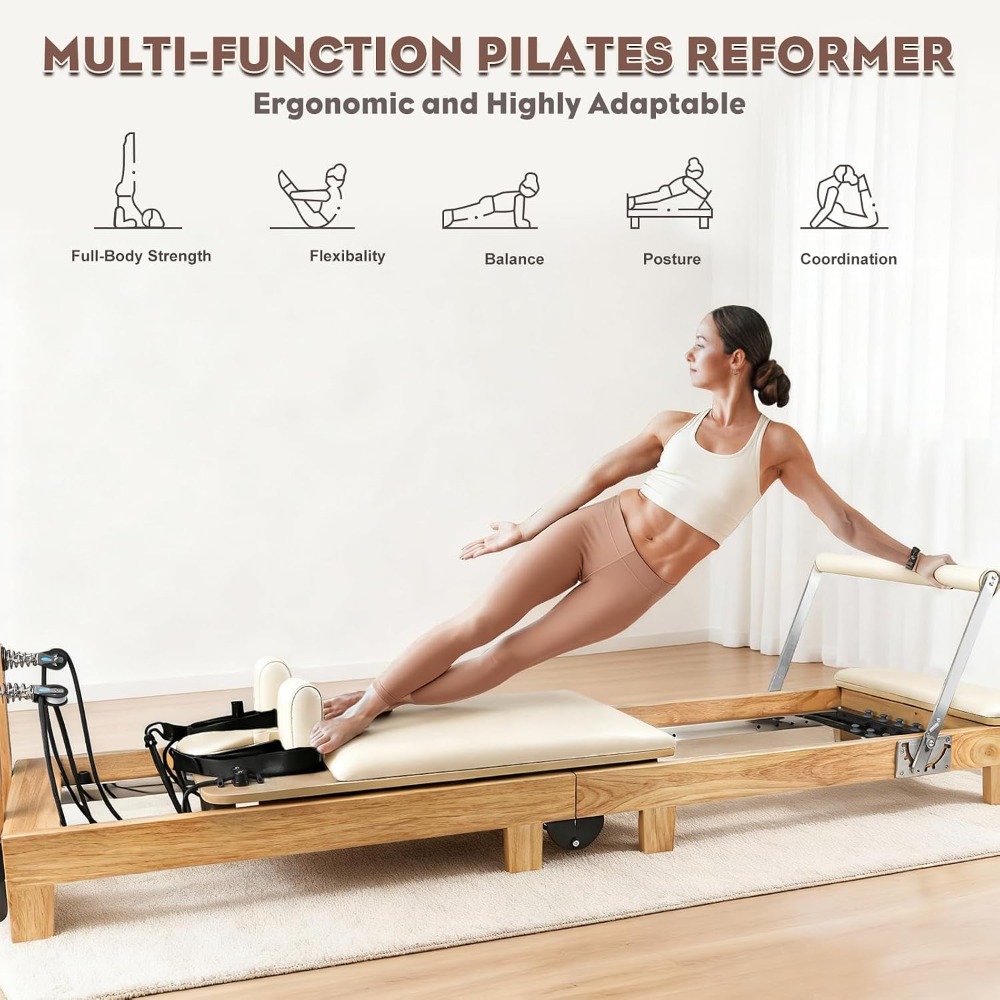 Reformer de Pilates Dobrável d - Pilates Reformer Spring avaliação e preço