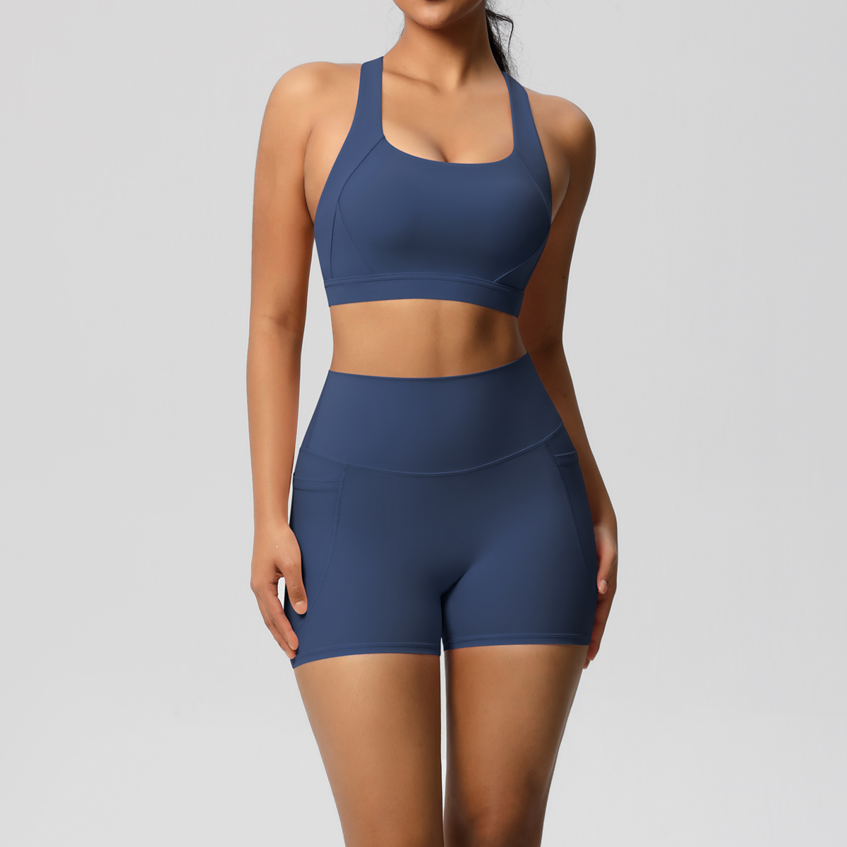 2 pçs roupas esportivas com bo - Pilates Yoga Wear avaliação e preço