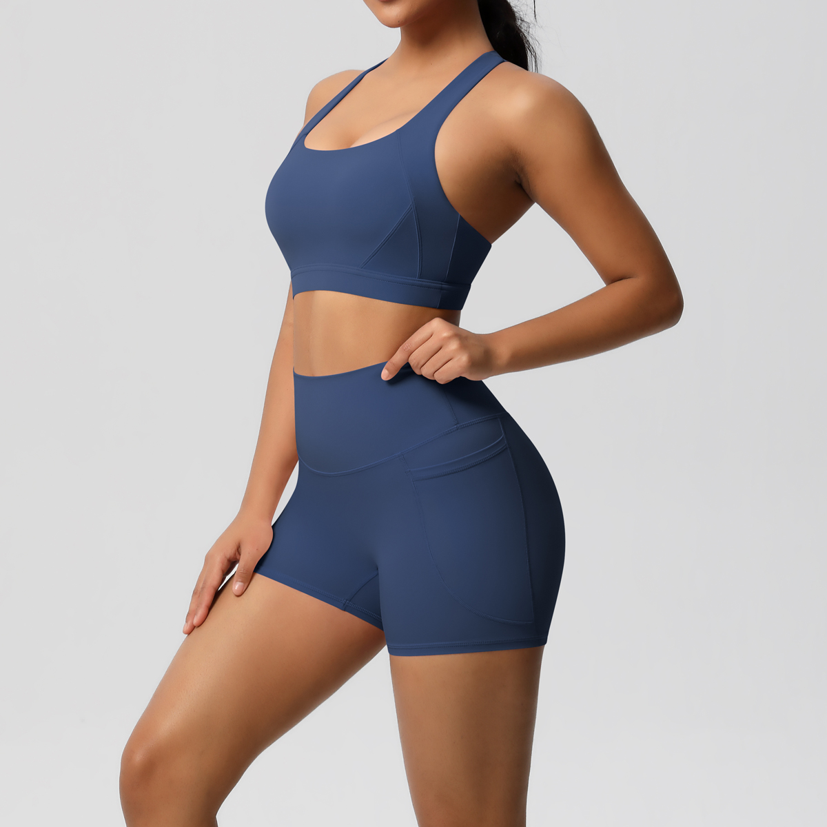 2 pçs roupas esportivas com bo - Pilates Yoga Wear avaliação e preço