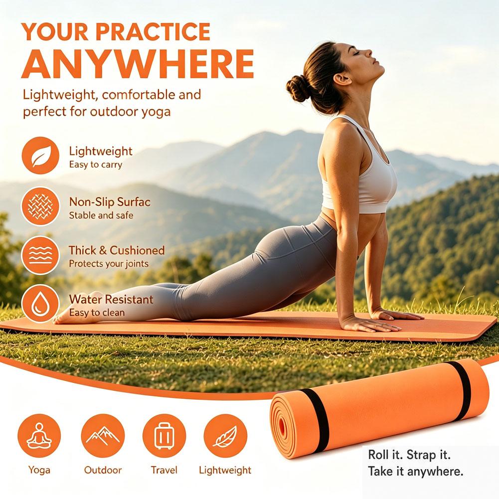 Tapete de ioga grosso antiderr - Pilates Yoga Matte avaliação e preço