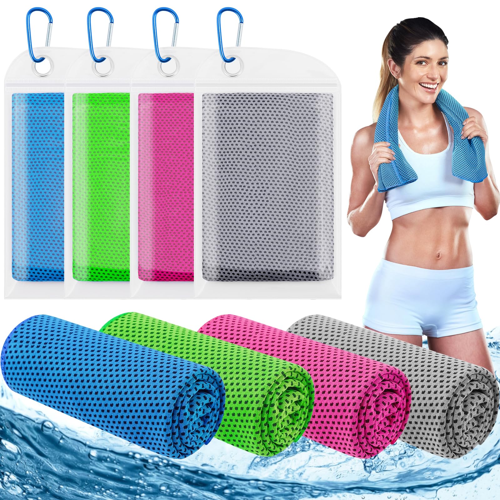 30x100cm toalhas de resfriamen - Pilates Yoga Towel avaliação e preço